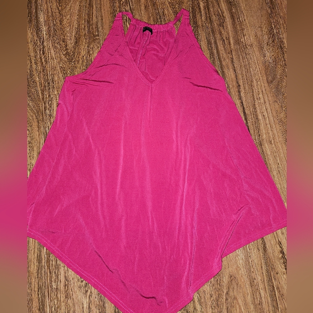 Women's Pink Sleeveless Top